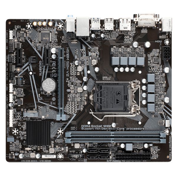 Bekijk afbeelding 1 van Gigabyte 1200 H510M S2H V2 - M.2/DP/HDMI/DVI/µATX